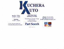 Tablet Screenshot of kucheraauto.com